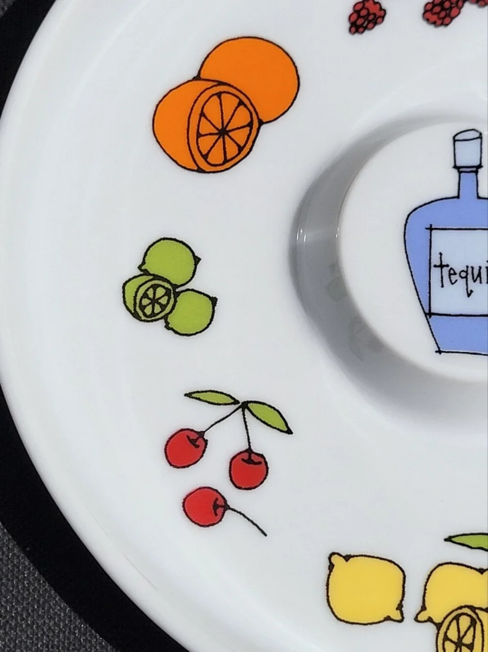 Urusla Dodge Tequila Salt Rim Dish Signature Housewares Bar Cart Margarita!